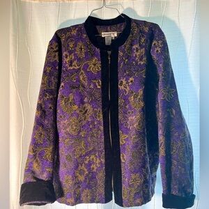 2x Coldwater Creek Stunning zip up jacket